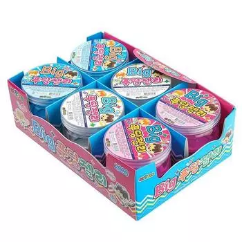 Mytoys Big Pudding Jelly Slime 250г 3 вида по 2шт, розовый + прозрачный (Чисто) + синий, 1 комплект, корейские игрушки