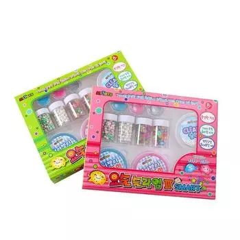 MYTOYS Magic Slime 3 SMART светло-зеленый + розовый экономичный набор, разные цвета, 1 комплект популярных корейских игрушек