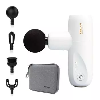 MYTREX REBIVE MINI XS Белый миофасциальный релиз пистолет ручной пистолет уход за телом уход за лицом расслабление мышц вибрация плеч талия ноги маленький легкий