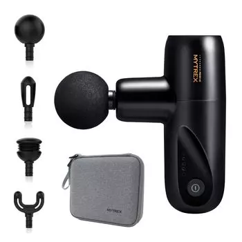 MYTREX REBIVE MINI XS Черный миофасциальный релиз пистолет Handy Gun Уход за телом Уход за лицом Мышечная релаксация Вибрация Плечи Талия Ноги Маленький Легкий