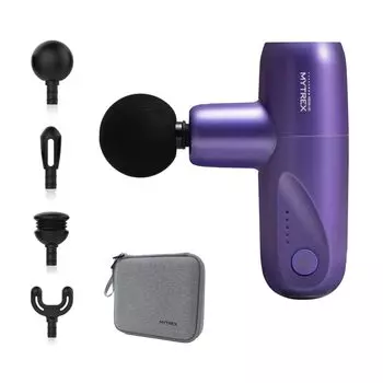 MYTREX REBIVE MINI XS Фиолетовый миофасциальный релиз пистолет Удобный пистолет Уход за телом Уход за лицом Мышечная релаксация Вибрация Плечи Талия Ноги Компактный Легкий