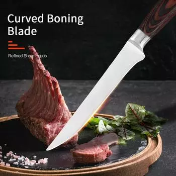 MYVIT TOP Кухонные ножи Нож для филе Заточенный кухонный нож 5,5 дюймов 7cr17mov Лезвие из нержавеющей стали Нож для обвалки Нескользящая ручка