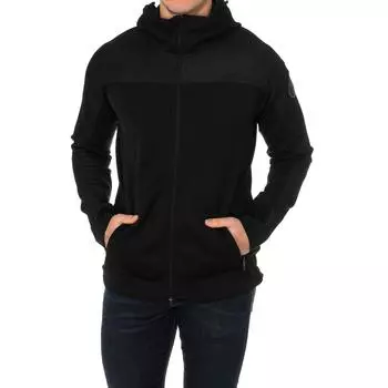 Мужская толстовка с капюшоном и завязками N0YIOO XXL чёрный