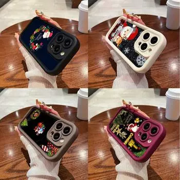 N108 С Новым годом Рождественский дизайн Мягкие чехлы для телефонов Angel Eyes для Xiaomi 11 Lite 5G NE 14T 13T Redmi note 13 12 11 10 9 Pro 13C A3 Противоударный чехол Xiaomi 11 Lite/11 Lite 5G