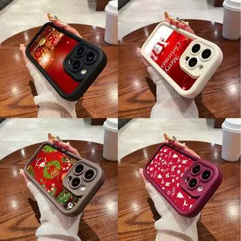 N111 Merry Christmas art Happy New Year Мягкие чехлы для телефонов Angel Eyes для Xiaomi 11 Lite 5G NE 14T Redmi note 13 12 11 10 9 Pro 13C A3 Противоударный чехол Xiaomi 11 Lite/11 Lite 5G