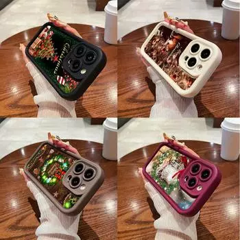 N112 Мягкие чехлы для телефонов с рождественским дизайном Angel Eyes для Xiaomi 11 Lite 5G NE 14T 13T Redmi note 13 12 11 10 9 Pro 13C A3 Противоударный чехол Xiaomi 11 Lite/11 Lite 5G