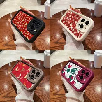 N115 Веселый рождественский дизайн С Новым годом Мягкие чехлы для телефонов Angel Eyes для Xiaomi 11 Lite 5G NE 14T Redmi note 13 12 11 10 Pro 13C A3 Противоударный чехол Xiaomi 11 Lite/11 Lite 5G
