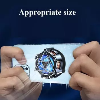 N21 Новый магнитный мобильный телефон полупроводниковый радиатор быстрого охлаждения разработан специально для мобильных игровых охладителей чёрный