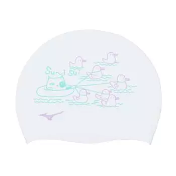 N2jwb545 [mizuno] Плавание Плавание Фитнес Плавание Шапочка Силиконовая Шапочка [24 Осень И Зима Модель] Унисекс