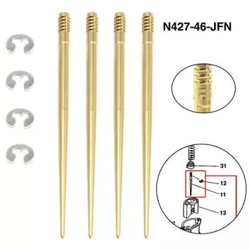 N427-46-JFN/JFQ/JJD/JJE/JJF/JJG/JJJ/JJH Игла регулятора контроля масла для PWK21-34 PE26 PE28 JFN