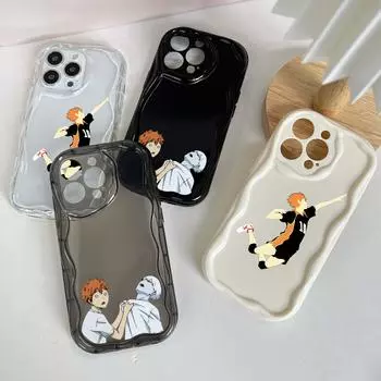 N69 аниме Haikyuu X Reader art, мягкие волнистые чехлы для телефонов для iPhone 14 Pro Max 13 mini 15 Plus XR 7 8 6 XS Max 12 11, защитный бампер for iPhone 15 Pro Max
