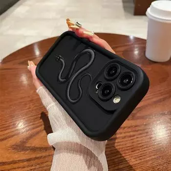 N71 Мягкие чехлы для телефонов с ангельскими глазками N71 для iPhone 15 14 12 11 Pro Max 13 mini 7 8 6S Plus XS Max XR SE противоударный чехол-бампер for iPhone 13 mini