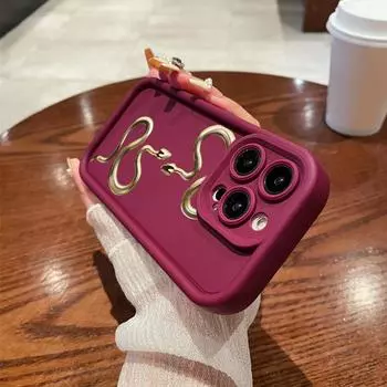 N71 Мягкие чехлы для телефонов с ангельскими глазками N71 для iPhone 15 14 12 11 Pro Max 13 mini 7 8 6S Plus XS Max XR SE противоударный чехол-бампер for iPhone 11