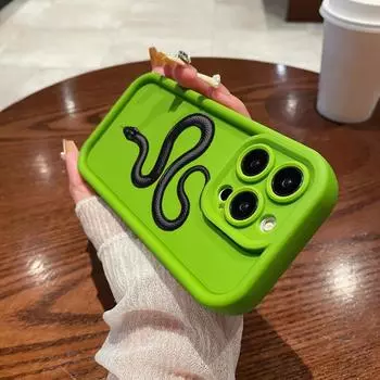 N71 Мягкие чехлы для телефонов с ангельскими глазками N71 для iPhone 15 14 12 11 Pro Max 13 mini 7 8 6S Plus XS Max XR SE противоударный чехол-бампер for iPhone 12 Pro Max