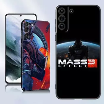 N7 Mass Effect черный силиконовый чехол для телефона Samsung Galaxy S23 S21 S20 FE S24 S22 Ultra S10E S10 S9 S8 Plus Samsung S21 FE