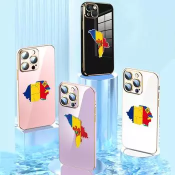 N91 Флаг Молдовы с художественным покрытием края Мягкие чехлы для телефонов из ТПУ для Xiaomi 14 Poco M5s X5 F6 Redmi 13C 12C 8 Note 12 10 11 13 Pro Plus противоударный чехол Xiaomi Poco F1