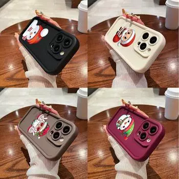 N98 С Новым годом, Рождеством, мягкие чехлы для телефонов с ангельскими глазками для Xiaomi 11 Lite 5G NE 14T 13T Redmi note 13 12 11 10 9 Pro 13C A3, противоударный чехол Xiaomi 11 Lite/11 Lite 5G