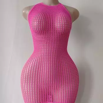 N-6052 Женский эротический комбинезон в европейском и американском стиле One size