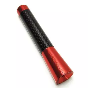 N-BOX JF3 JF4 Custom Short Antenna Car Carbon Antenna Honda Red 3.1 inches (8 cm)