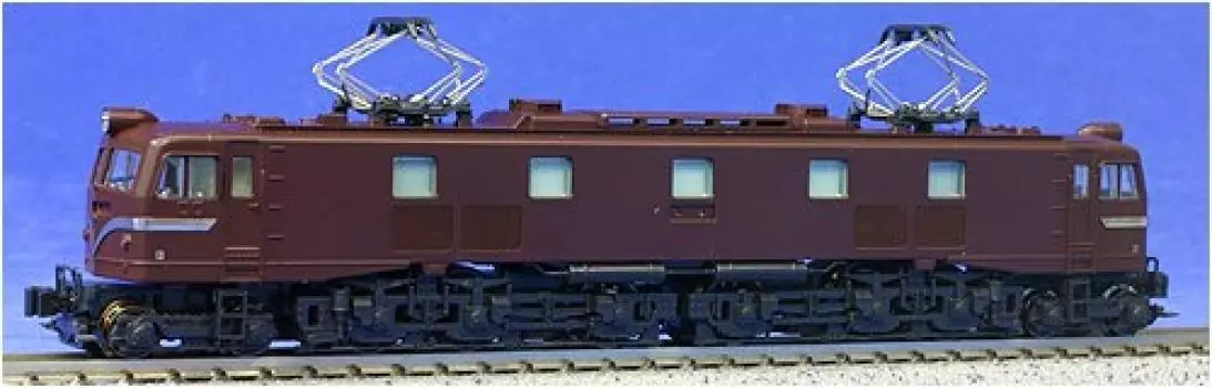 N Gauge Electric Locomotive EF58 Early Type Large Window Brown #409164