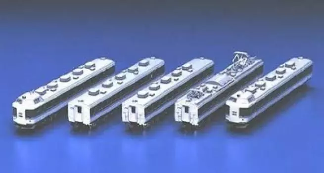 N gauge vehicle 489 series limited express train basic 92064 (Asama)