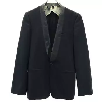 N.HOOLYWOOD wool Jacket 38R black Men s Used