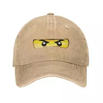 N-Ninjagos Eyes Game Cartoon Baseball Cap Distressed Washed Caps Hat Outdoor Travel Unstructured Soft Snapback Cap S