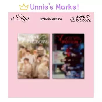 n.SSign - Love Potion 3-й мини-альбом (Сладкая любовь / Роковая любовь вер.) + Бесплатный подарок No poster_Random ver.