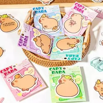 N Times Capybara Memo Pad Kawaii Note Pad Writing Pad Note Paper Sticker F