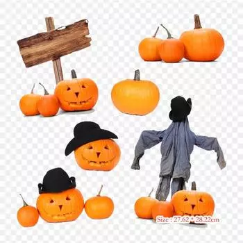 Нью-Гэмпширский фестиваль тыквы на Хэллоуин, термопереносная печать, виниловые нашивки, наклейки для одежды, аппликации «сделай сам», моющиеся нашивки