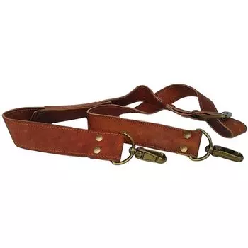 N винтажный кожаный сменный плечевой ремень для портфеля, багажной сумки коричневый