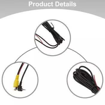 На 2,5 мм AV-конвертер Кабель заднего вида для парковочной камеры заднего вида для автомобильного видеорегистратора