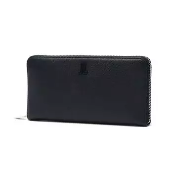 на Carillon Round Long Wallet 484250 Черный [Lanvin Bleu] Женский чёрный