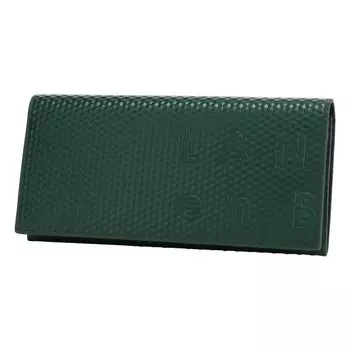 на Длинный кошелек из натуральной кожи с водоотталкивающими свойствами 546605 Dijon Cover Green [Lanvin Bleu] Мужской [05]