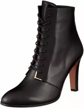 на коротких ботинках 2493 Черный 22 см E [Lanvin Blue] Шнуровка чёрный