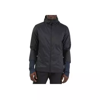 На Куртке-Утеплителе Теплая Мягкая Удобная Стильная Куртка с Капюшоном Мужская Куртка Черная 144.00325 XXL