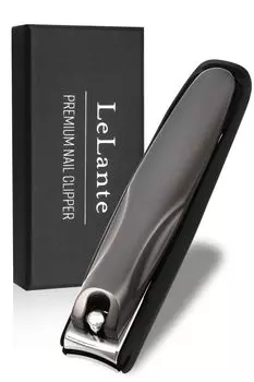 на LeLante Nail Clippers Luxury Лучшая острота в истории серии и захватывающая стрижка Кусачки для ногтей Gunmetal Premium Black [Опубликовано
