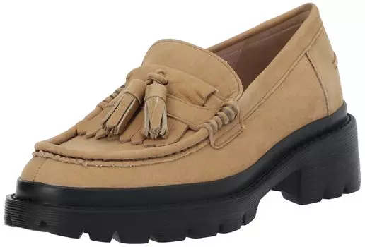 на лоферах с толстой подошвой и кисточками 2784 Хаки N см E [Lanvin Blue] Женские 24.0