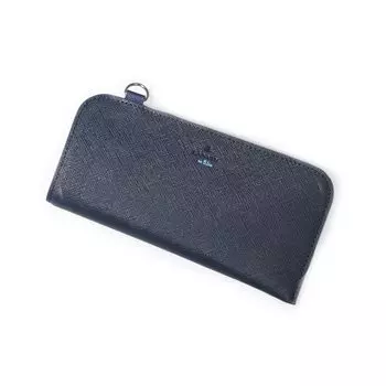 на очки 345199 Наша лимитированная модель, изготовленная на заказ, темно-синий [Lanvin Blue], чехол, кожа, стильный, тонкий, мужской [07]