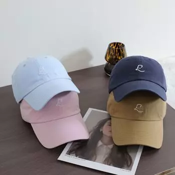 На открытом воздухе 2025 новая весна и осень ретро повседневная старая потертая кепка женская бейсболка с широкими полями мягкий верх тренд M56-58cm чёрный