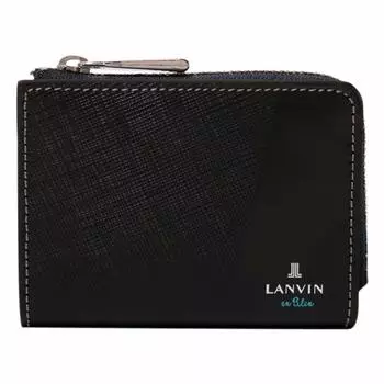 на Pass Case Coin Кошелек Частичная 555612 Черный [Lanvin Bleu] Мужской [01]