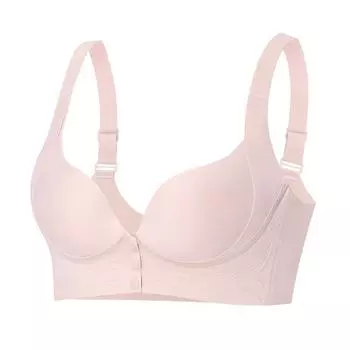 На передней застежке нет следов, а бюстгальтер большого размера собран во избежание провисания. Тонкий сверху и толстый снизу.. Женское нижнее белье L