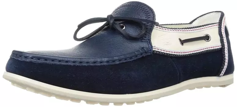 на плоской подошве Лоферы 86499 NAV см 2E [Lanvin Blue] Мужские 25.0
