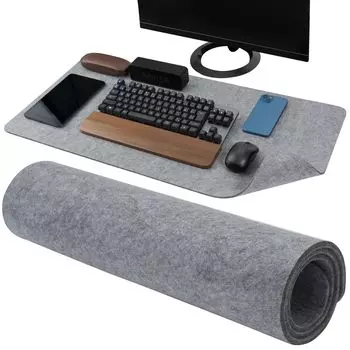 на сайте EMARINO Коврик для стола из фетра, натуральная шерсть, совместим с оптической мышкой, толщиной 5 мм, влагопоглощающий, сохраняющий тепло коврик для мыши x [Рекомендуется