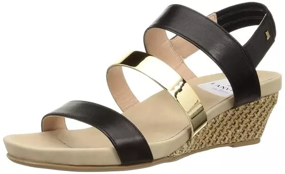 на Сандалии Босоножки на танкетке с ремешком сзади 2772 B см E [Lanvin Blue] Женские 22.0