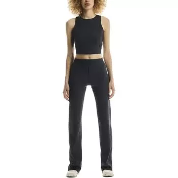 На весь день Топ в рубчик Повседневный Fashi Укороченный жилет Женские топы 1WF30420080 XS