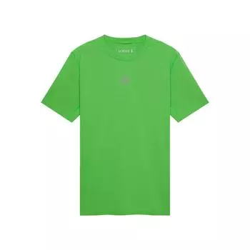 На X Loewe Active Мягкая Удобная Модная Универсальная Футболка с Коротким Рукавом Унисекс Топы Зеленая 1UF10430135 XL