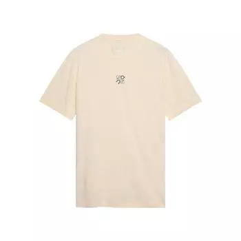 На X Loewe Active SS25 Мягкая Удобная Модная Универсальная Футболка с Коротким Рукавом Унисекс Топы Бежевый 1UF10431951 XS