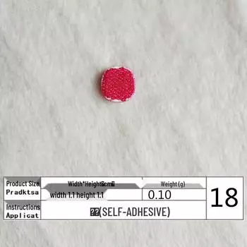 На Ян Симпатичные Мини Вышитые Нашивки: Дизайн «Клубника, вишня и звезды» - Самоклеящееся украшение для DIY.