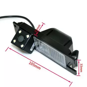 На заказ для Opel Astra HJ Corsa Meriva Zafira Автомобильная CCD Night 4LED резервная камера заднего вида